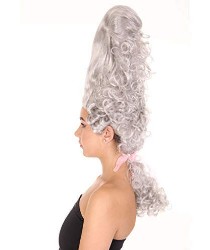 Grey Rococo Updo Wig