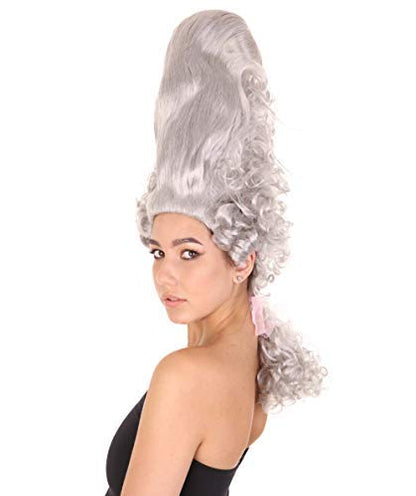 Grey Rococo Updo Wig