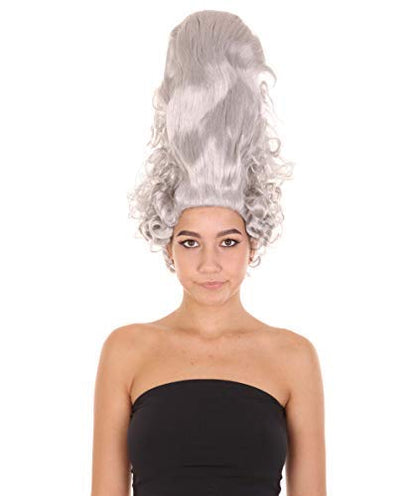 Grey Rococo Updo Wig