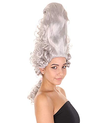 Grey Rococo Updo Wig