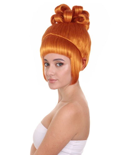 Auburn Animated Lucy Updo Wig