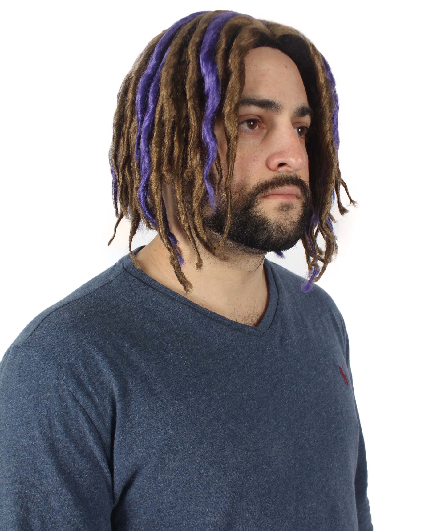 HPO  Men's Multiple Pump Hefner Rapper Dreadlock Wig