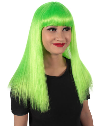 Light Green Straight Length  Diva Wig