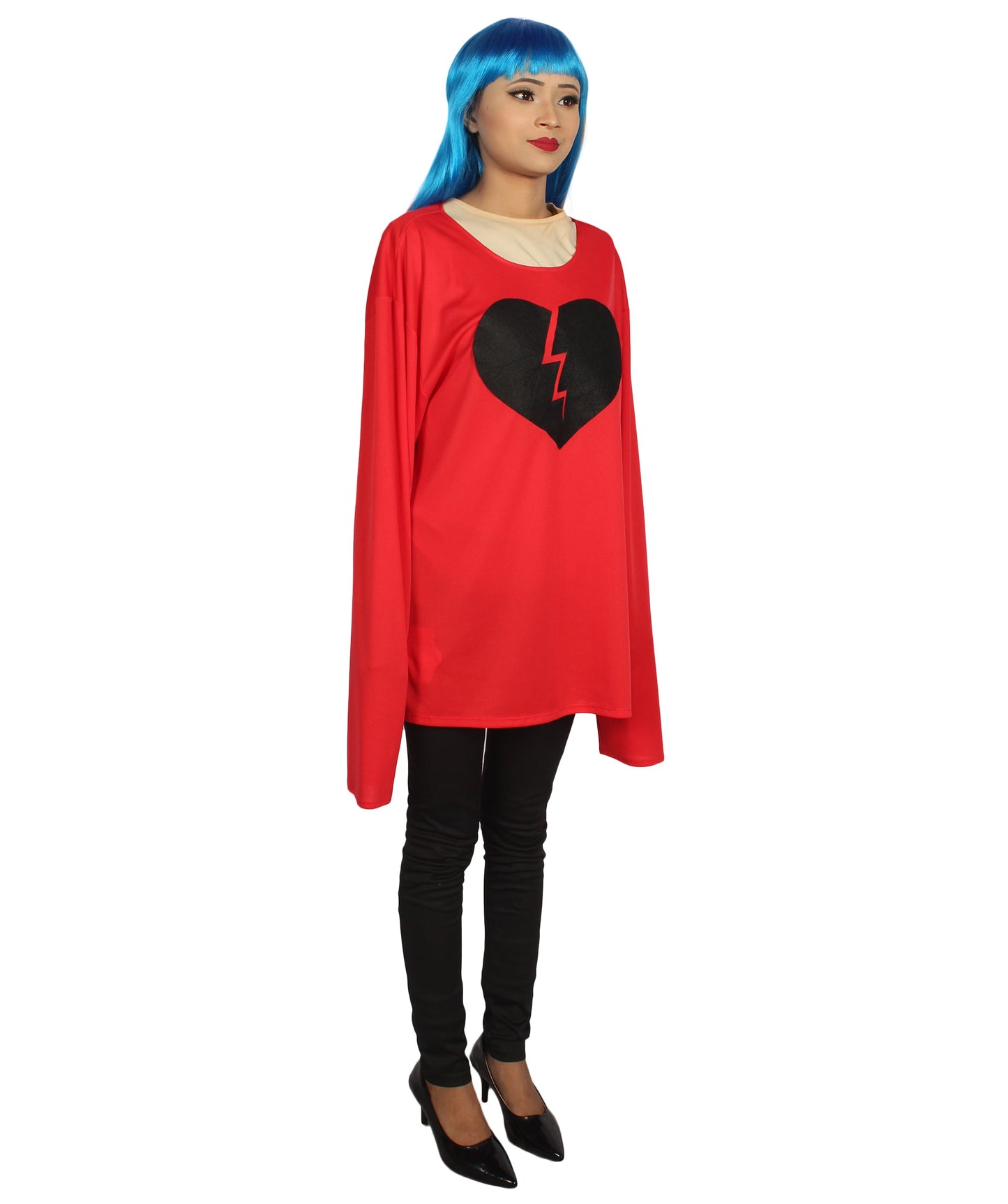 Red My Heart Is Broken Long Sleeve Costume