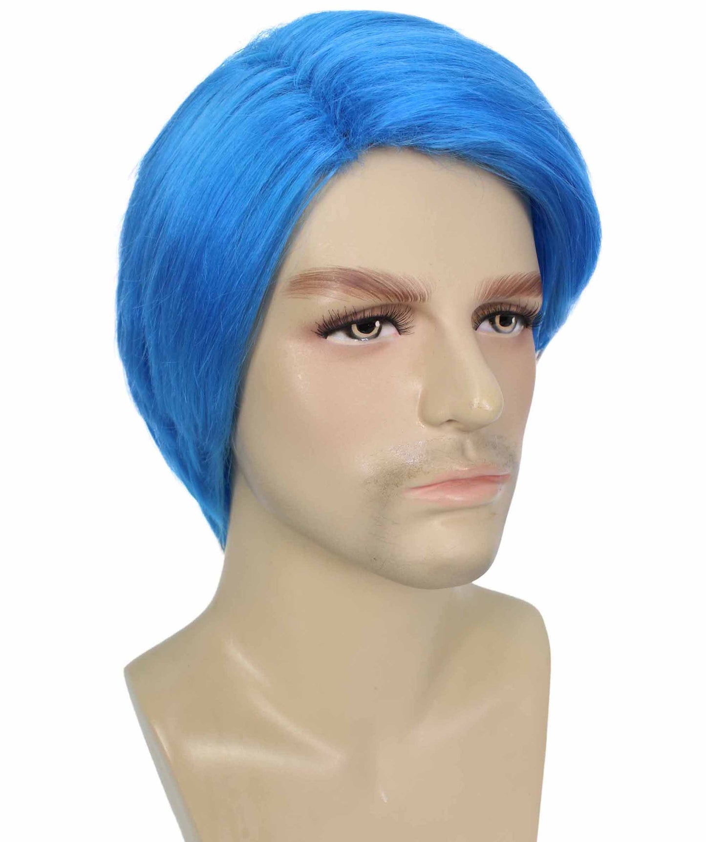 Blue Multiple Colors Celebrity Singer Wig