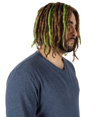 HPO  Men's Multiple Pump Hefner Rapper Dreadlock Wig