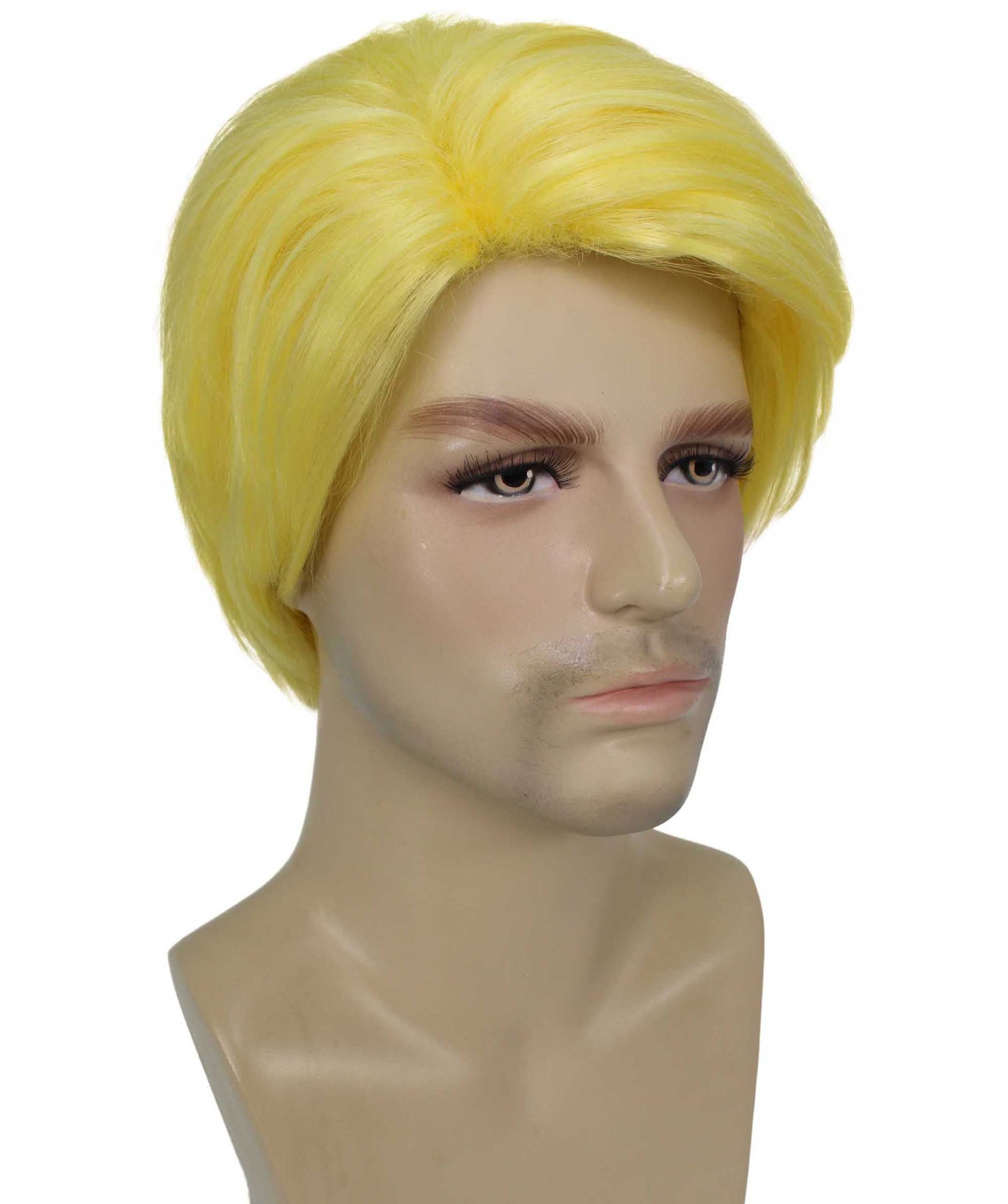 Yellow Multiple Colors Celebrity Singer Wig