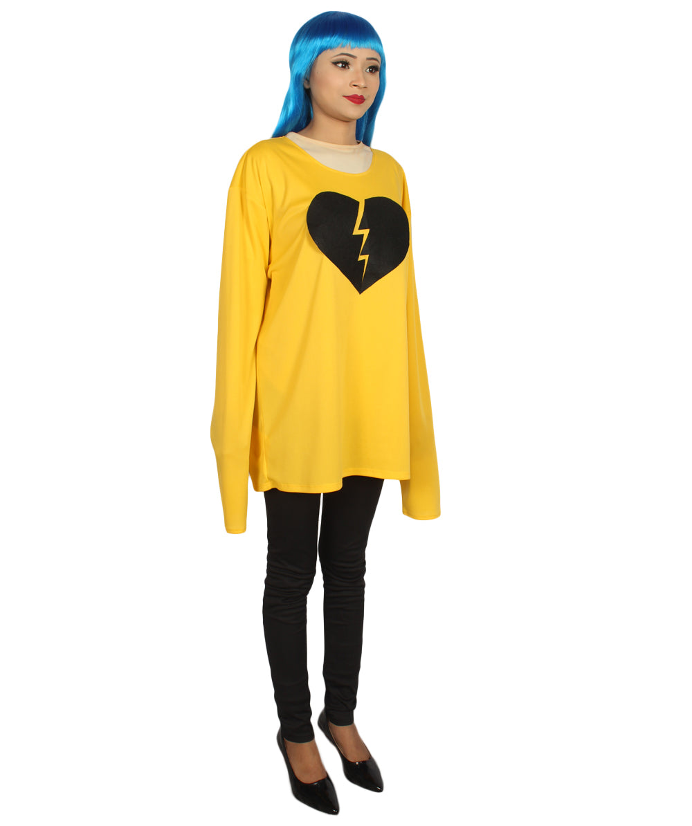 Yellow My Heart Is Broken Long Sleeve Costume