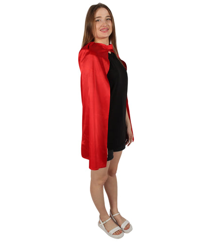 Red Child's Party Cape Costume