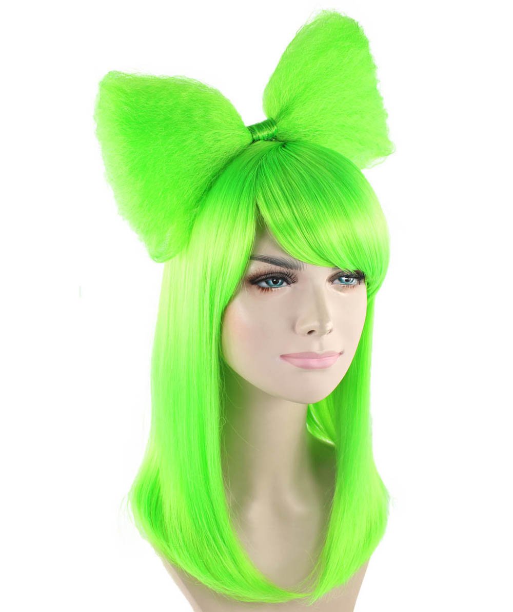 Lime Long Butterfly Womens Wigs collection