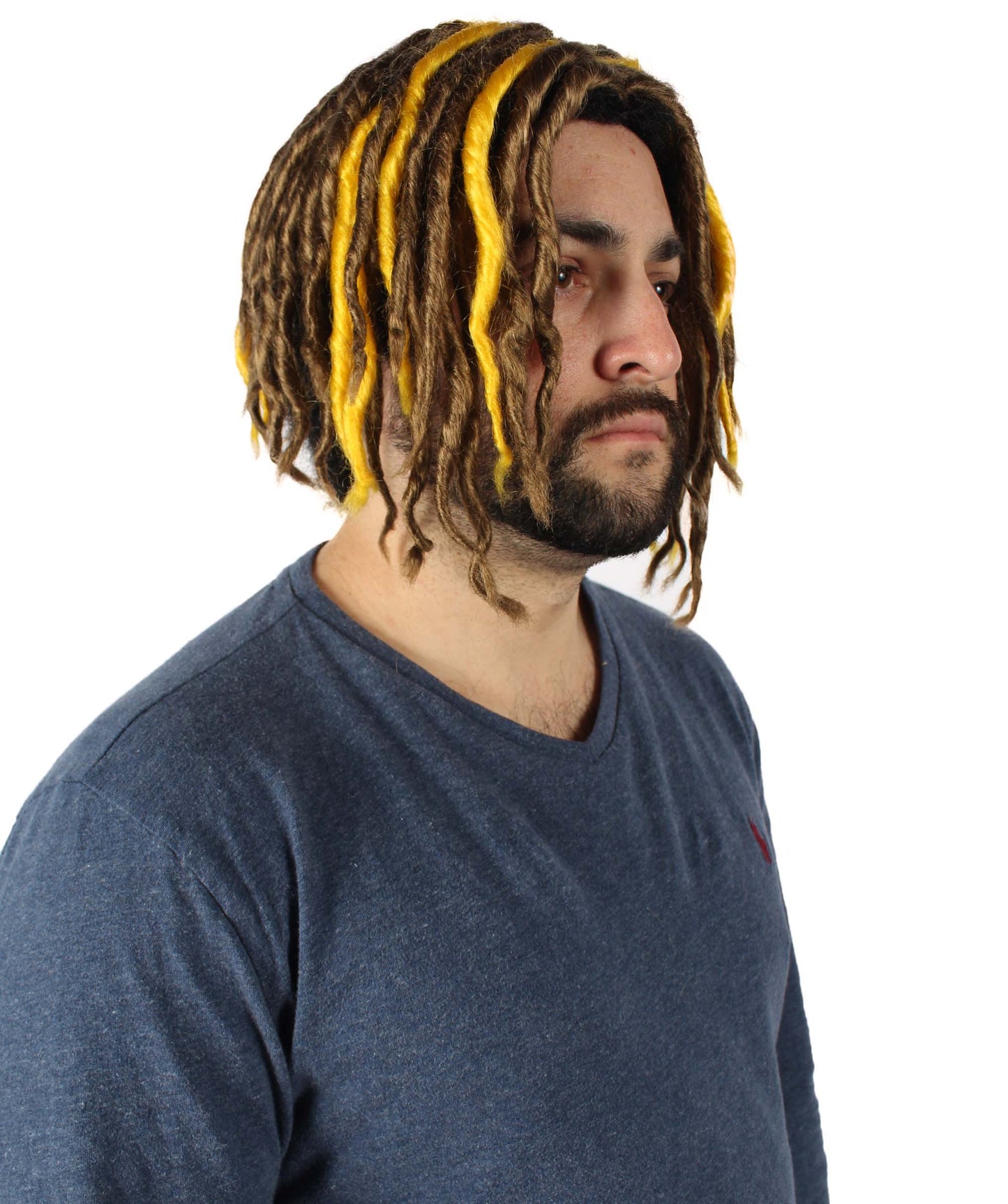 HPO  Men's Multiple Pump Hefner Rapper Dreadlock Wig