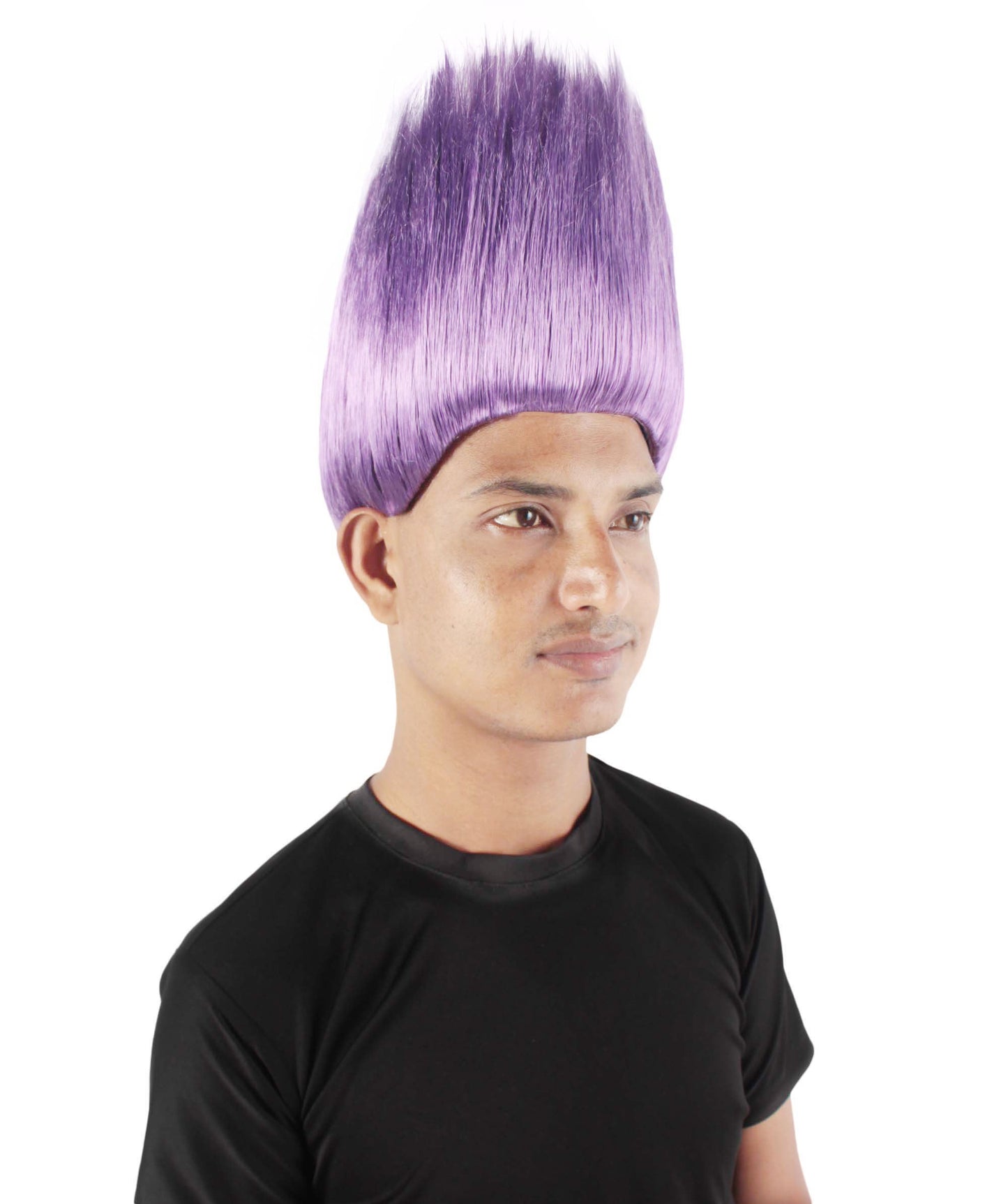 Adult Unisex Halloween Troll wig || Dark Purple