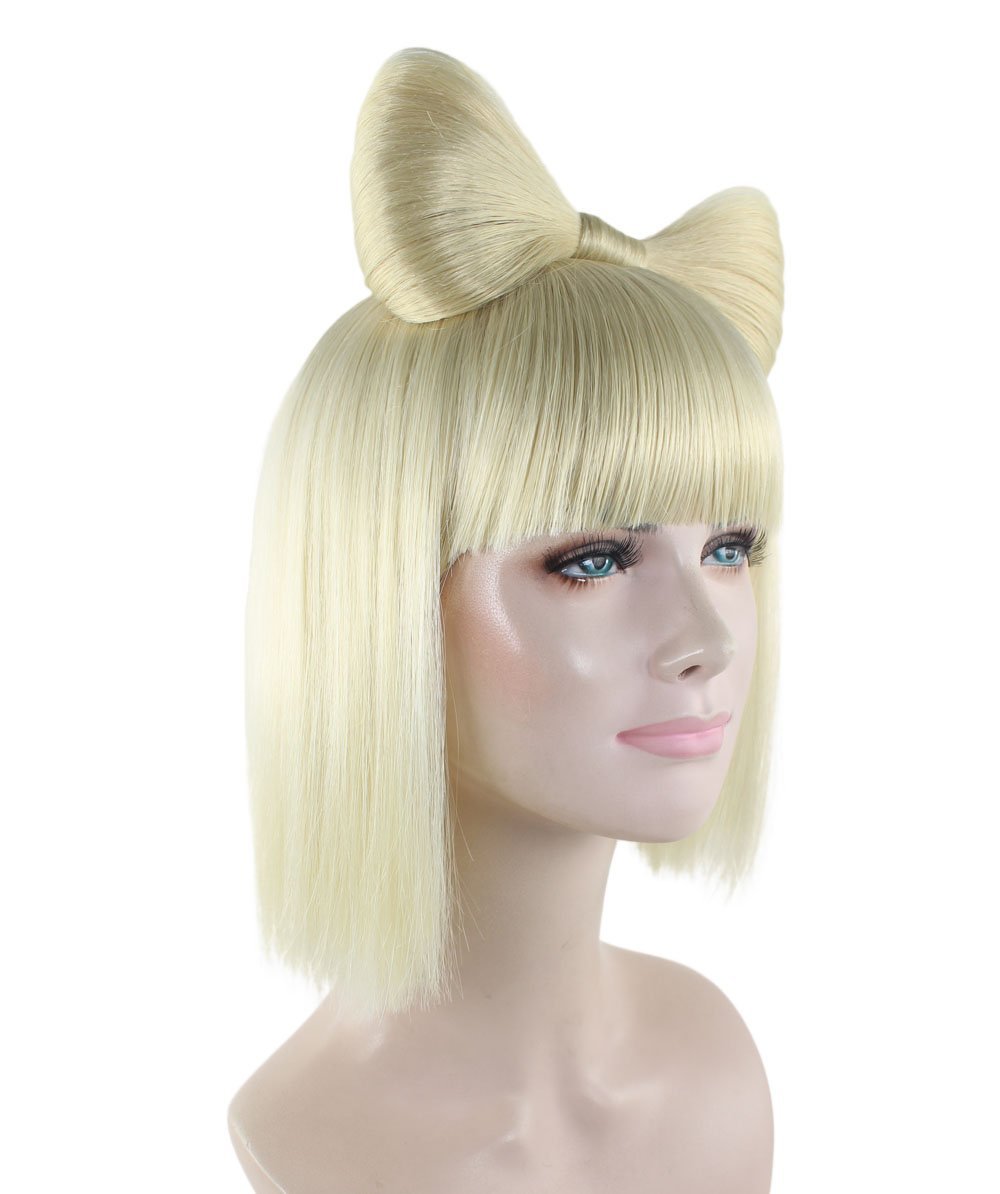 Light Blonde Women's Butterfly Bow Wigs