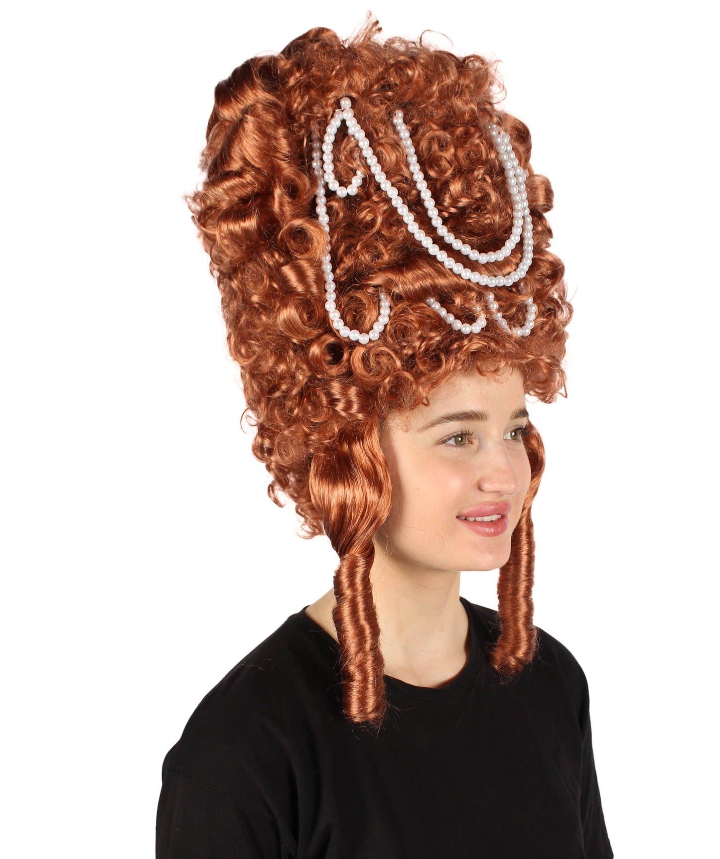 Auburn Brown Baroque Marie Antoinette Wig