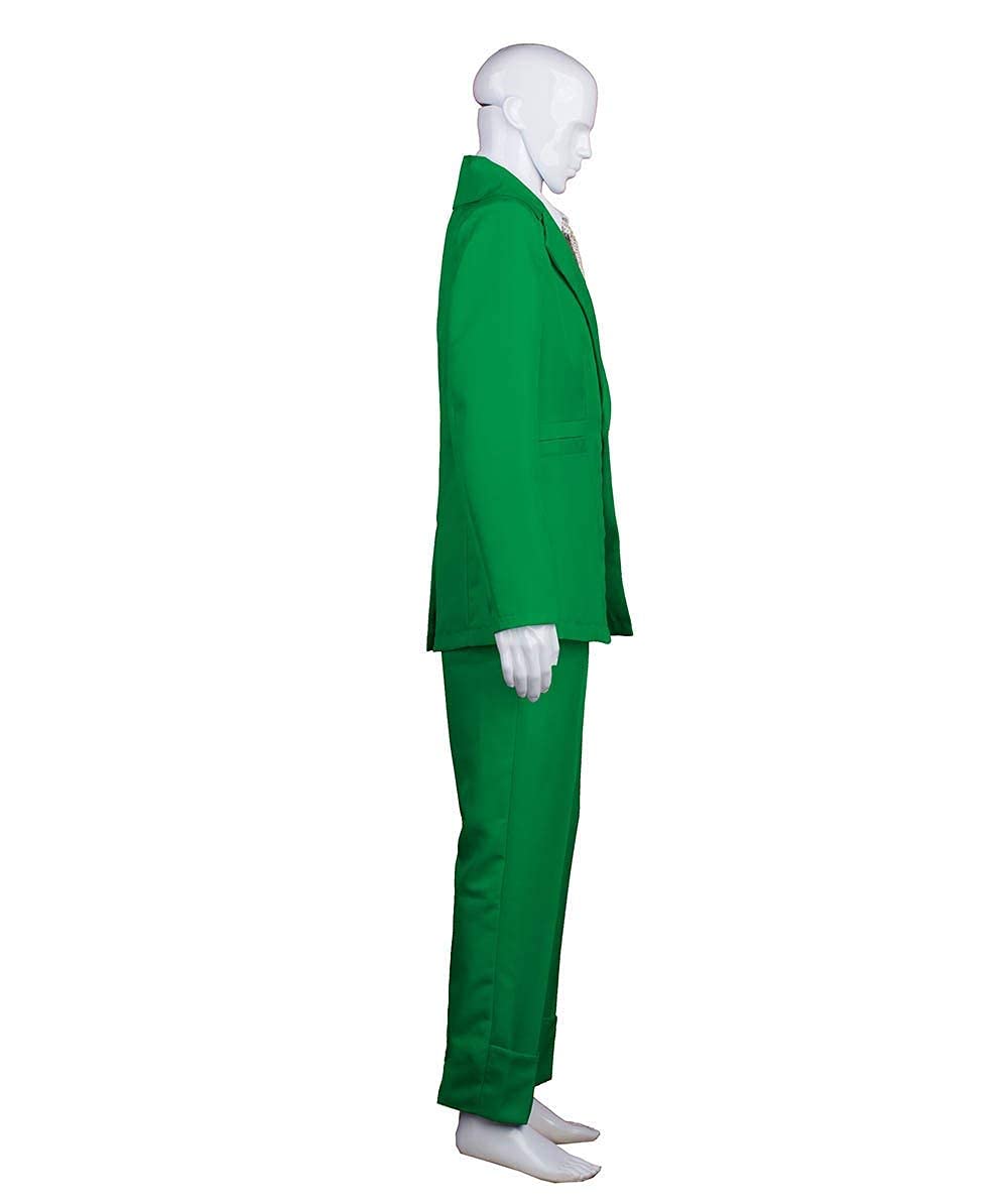 Green halloween costume suit