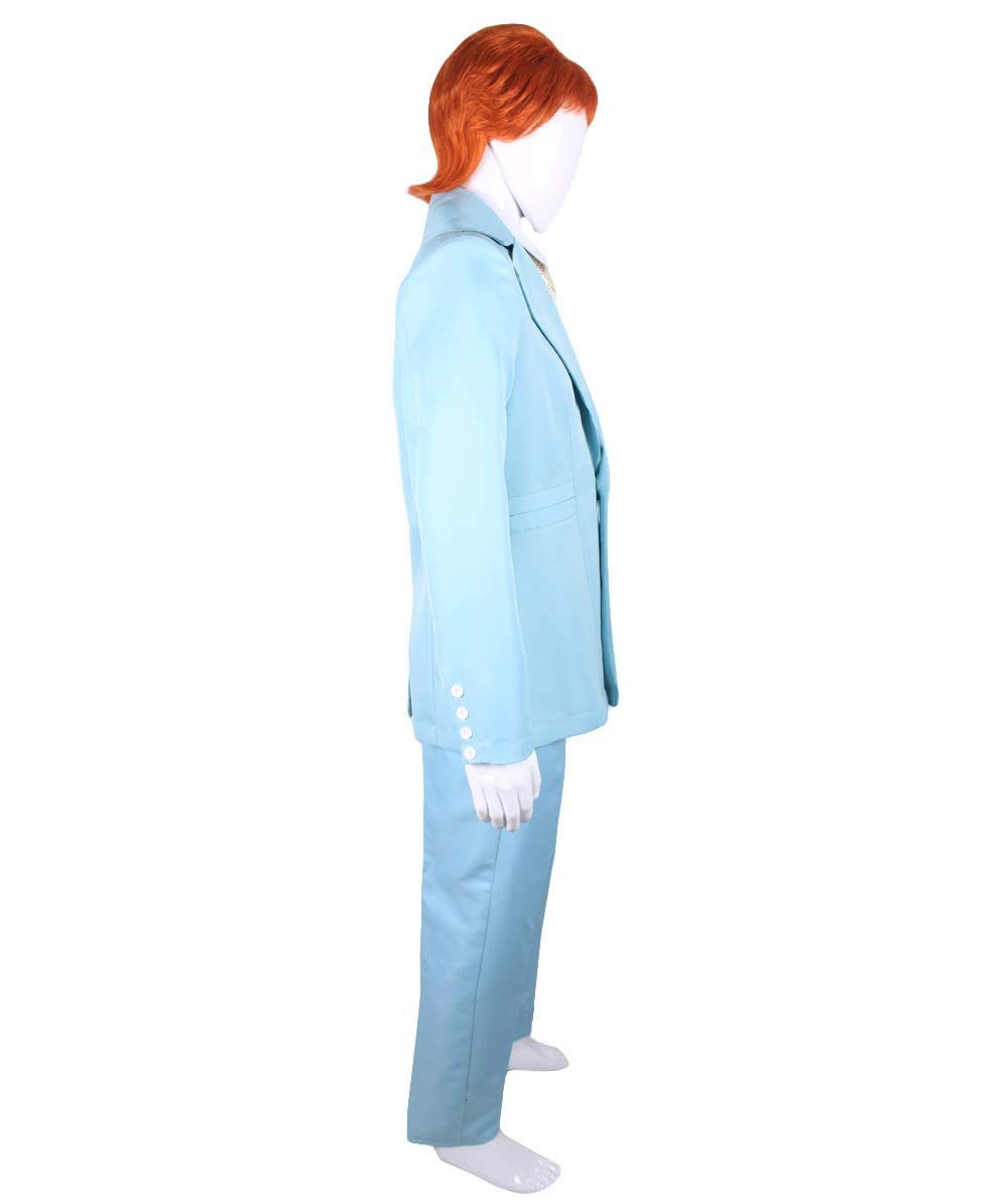 Light Blue halloween costume suit