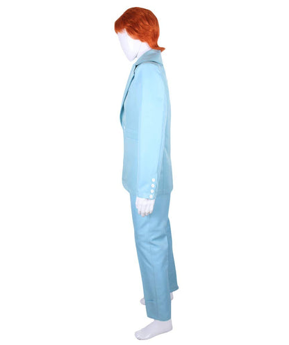 Light Blue halloween costume suit