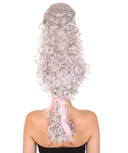 Grey Rococo Updo Wig