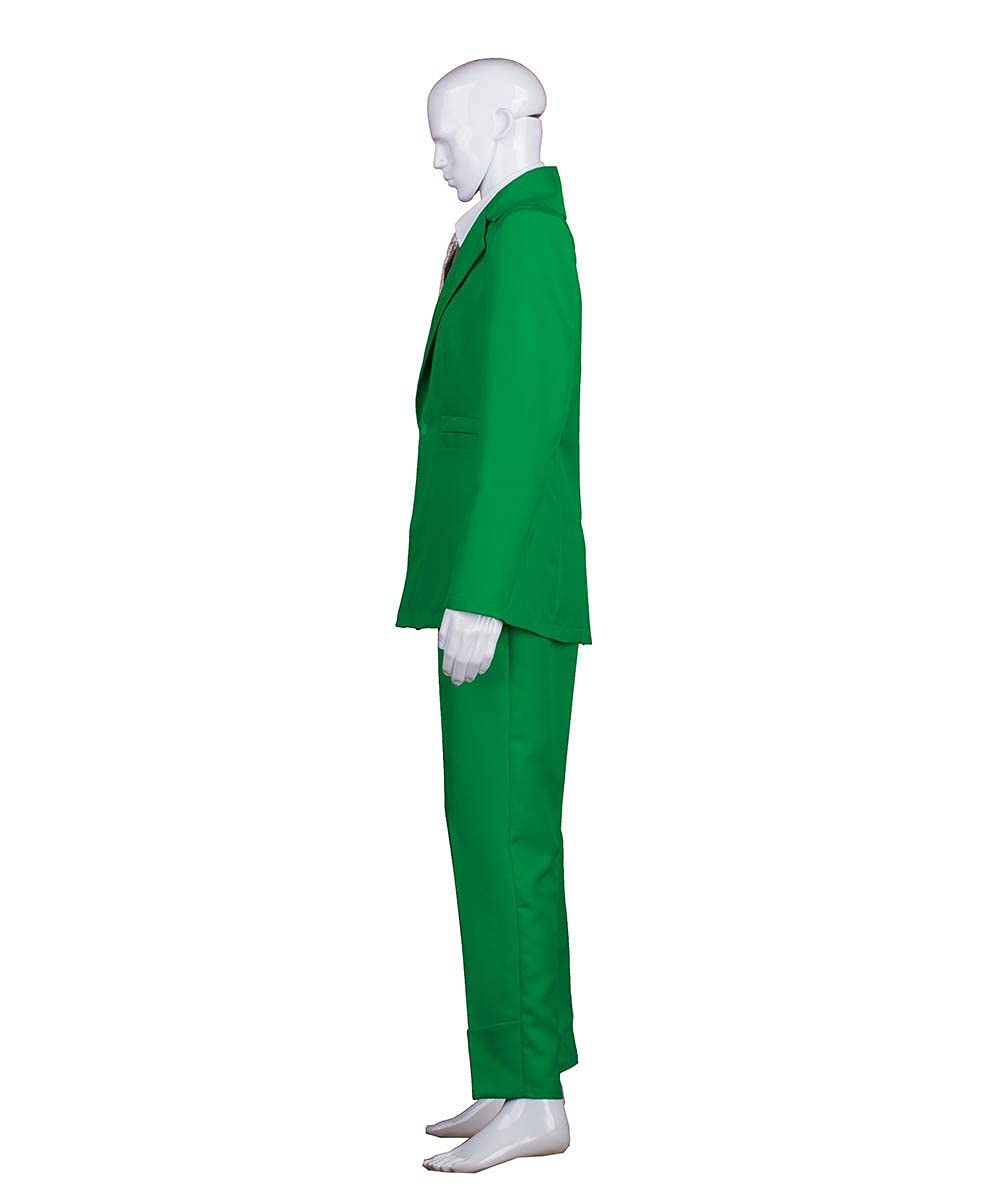 Green halloween costume suit