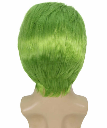 Lime Green Mens Multiple Colors Celebrity Singer Wig