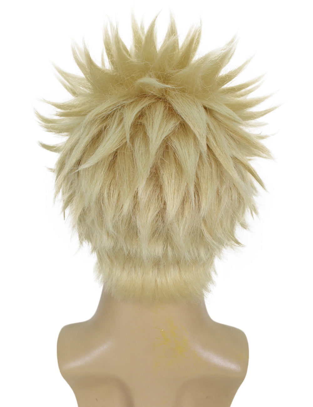 HPO Men's Japanese Superhero Manga Blonde Spiky Wig