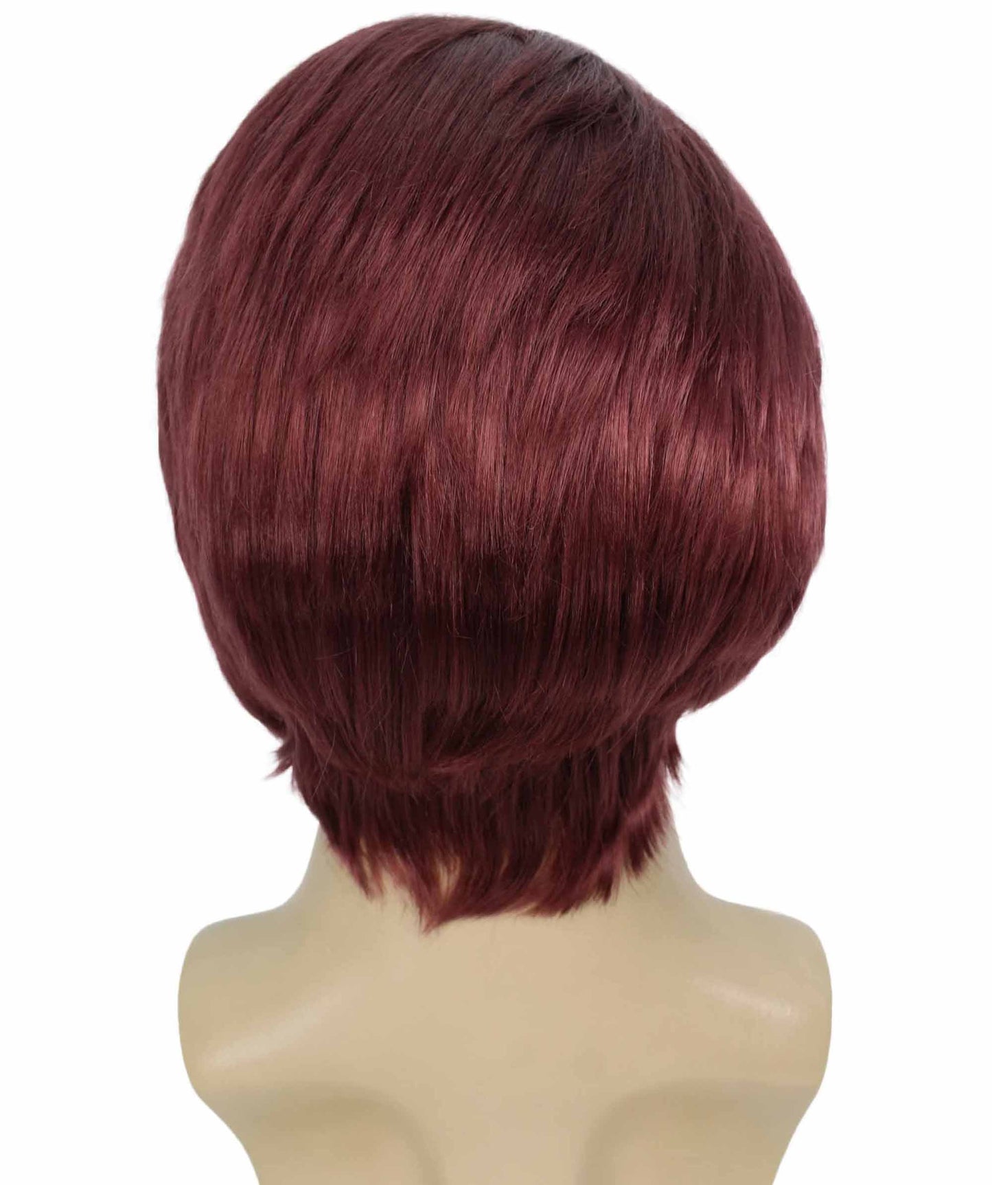 Burgundy  Mens Multiple Colors Celebrity Singer Wig