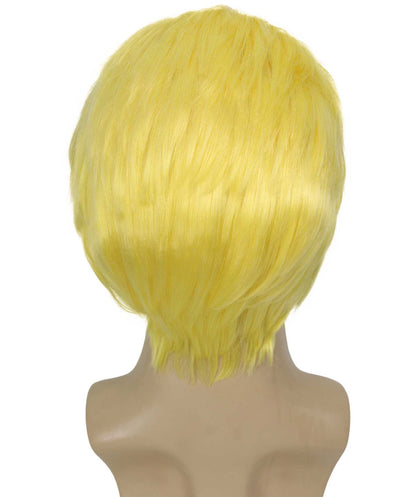 Yellow Multiple Colors Celebrity Singer Wig