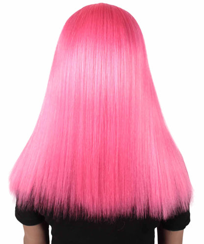 Dark Pink Straight Length  Diva Wig