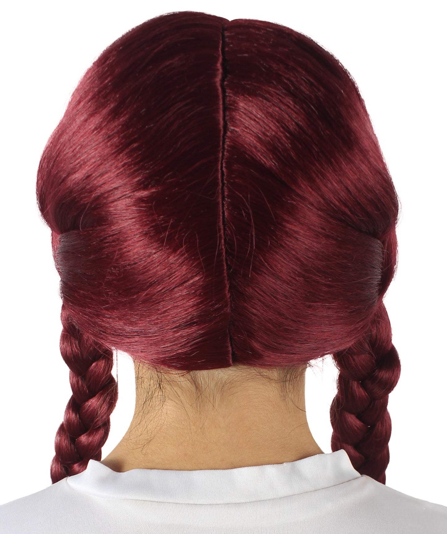 Burgundy Multiple Colors Option Long Braided Wig