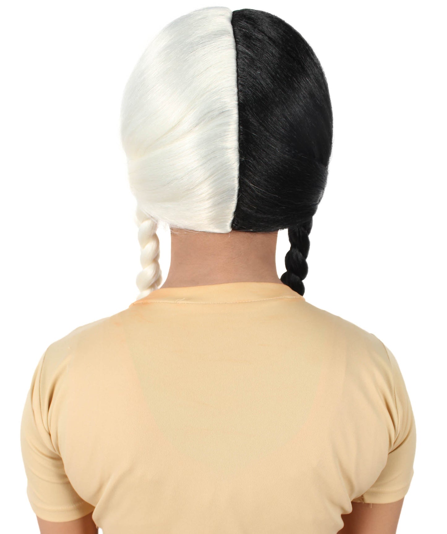 White & Black Multiple Colors Option Long Braided Wig