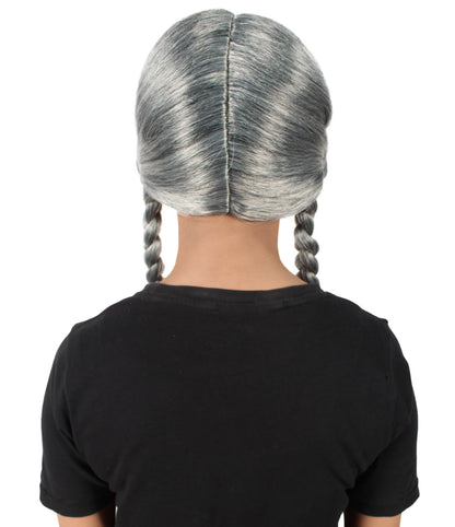 Grey Multiple Colors Option Long Braided Wig