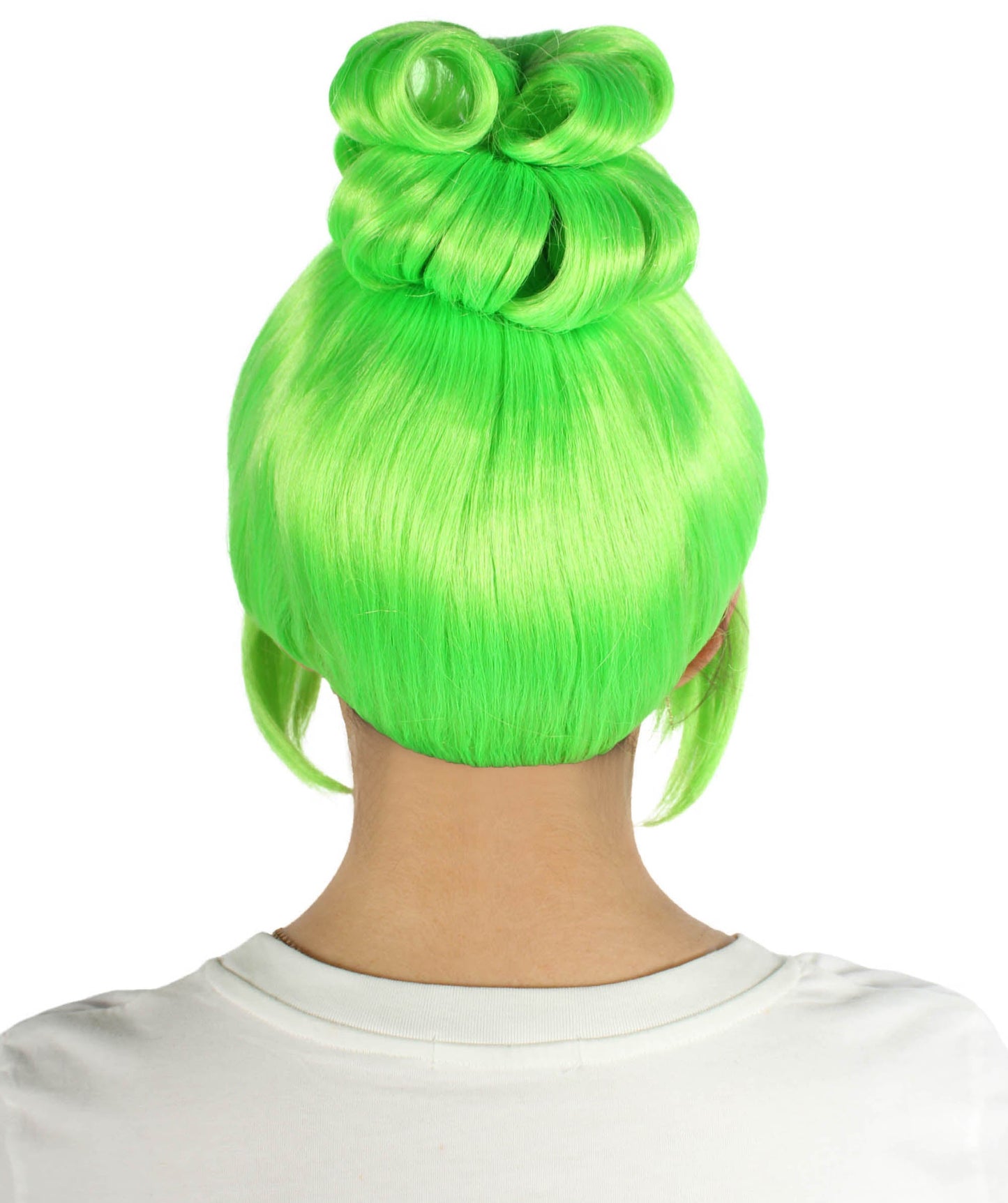 Light Green Animated Lucy Updo Wig