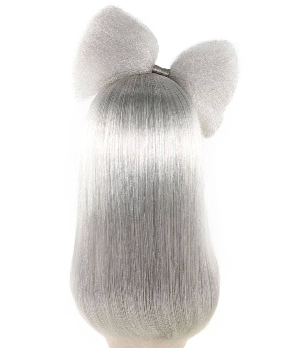 Grey Long Butterfly Womens Wigs collection