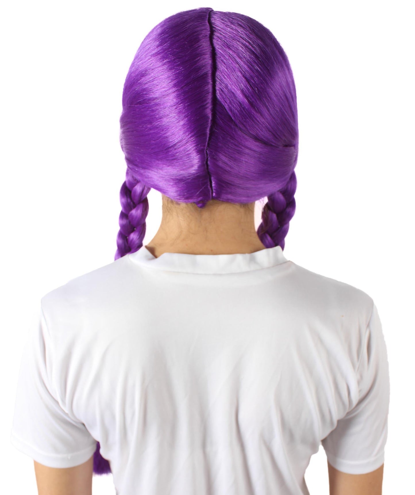 Purple Multiple Colors Option Long Braided Wig