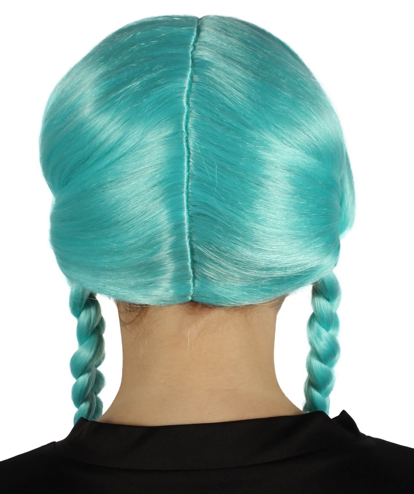 Light Blue Multiple Colors Option Long Braided Wig