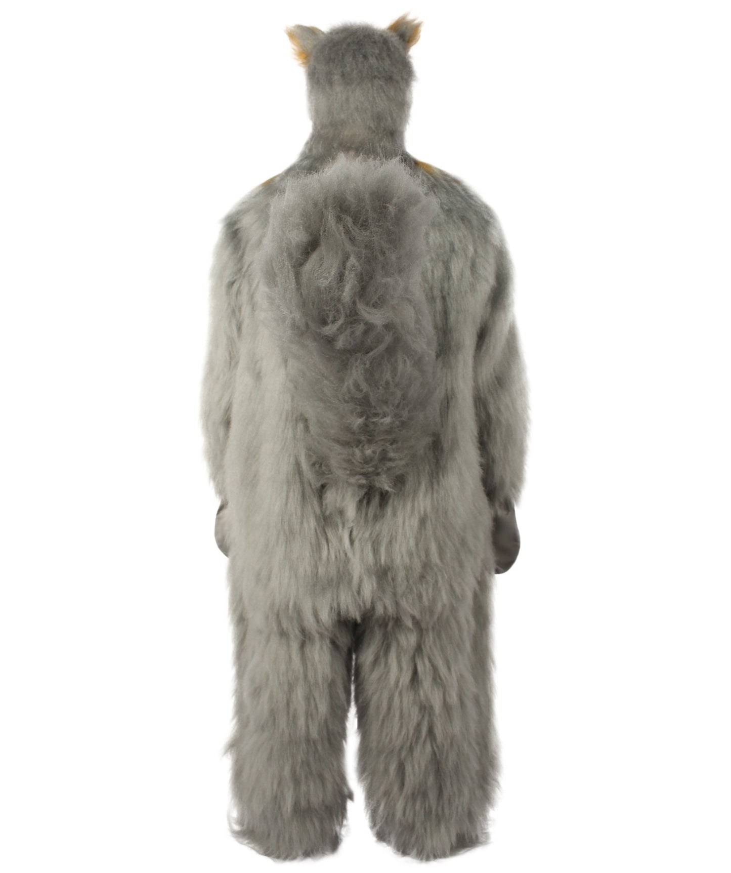 HPO Grey and Brown Squirrel Costume with Mask and Tail  - Long Breathable Synthetic Fibers Bundle