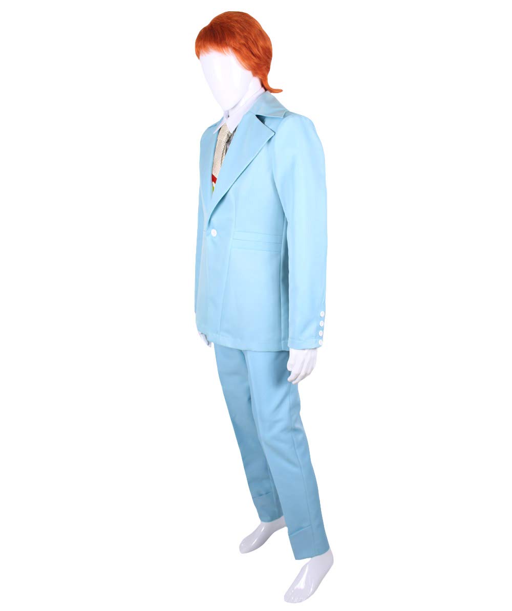 Light Blue halloween costume suit