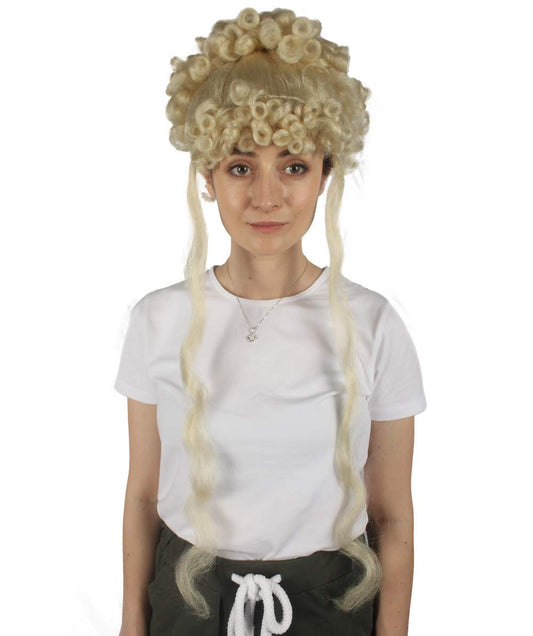 Blonde Colonial Historical Cosplay Wigs