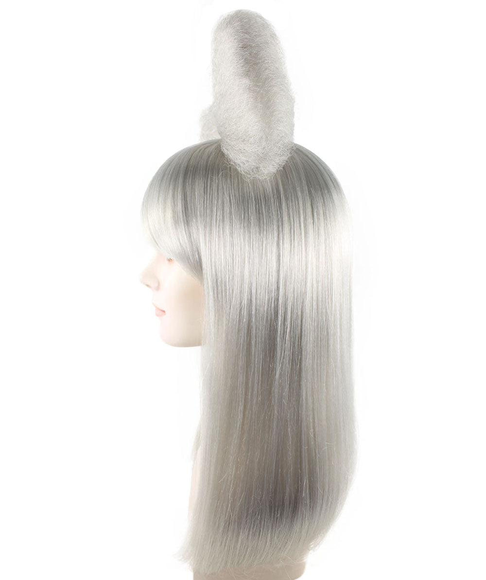 Grey Long Butterfly Womens Wigs collection