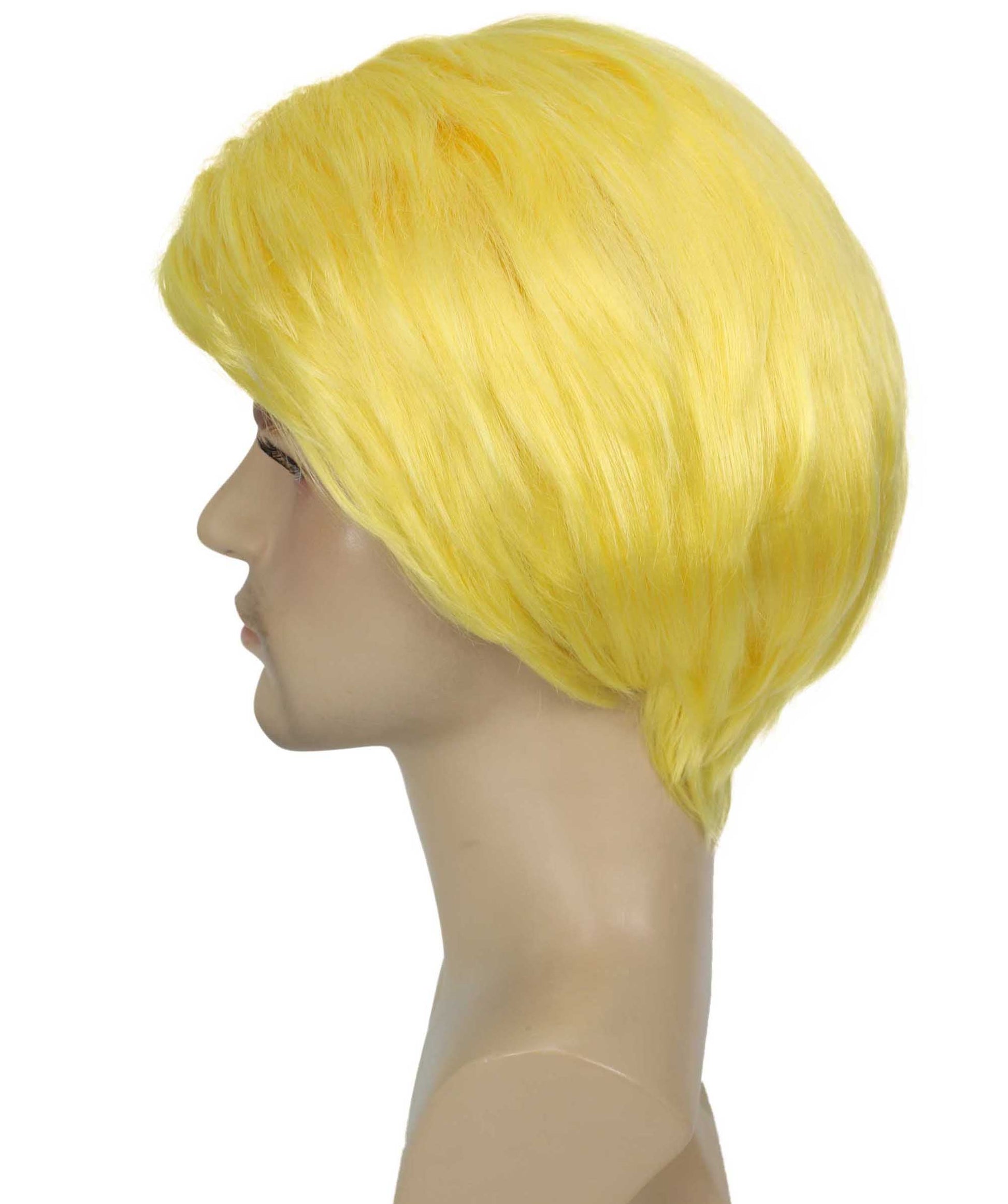 Yellow Multiple Colors Celebrity Singer Wig