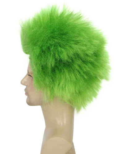 Lime Green Fuzzy Spiky Johnny Werewolf