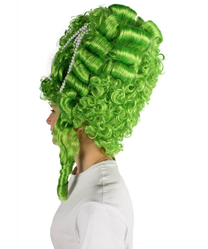 Lime Green Baroque Marie Antoinette Wig