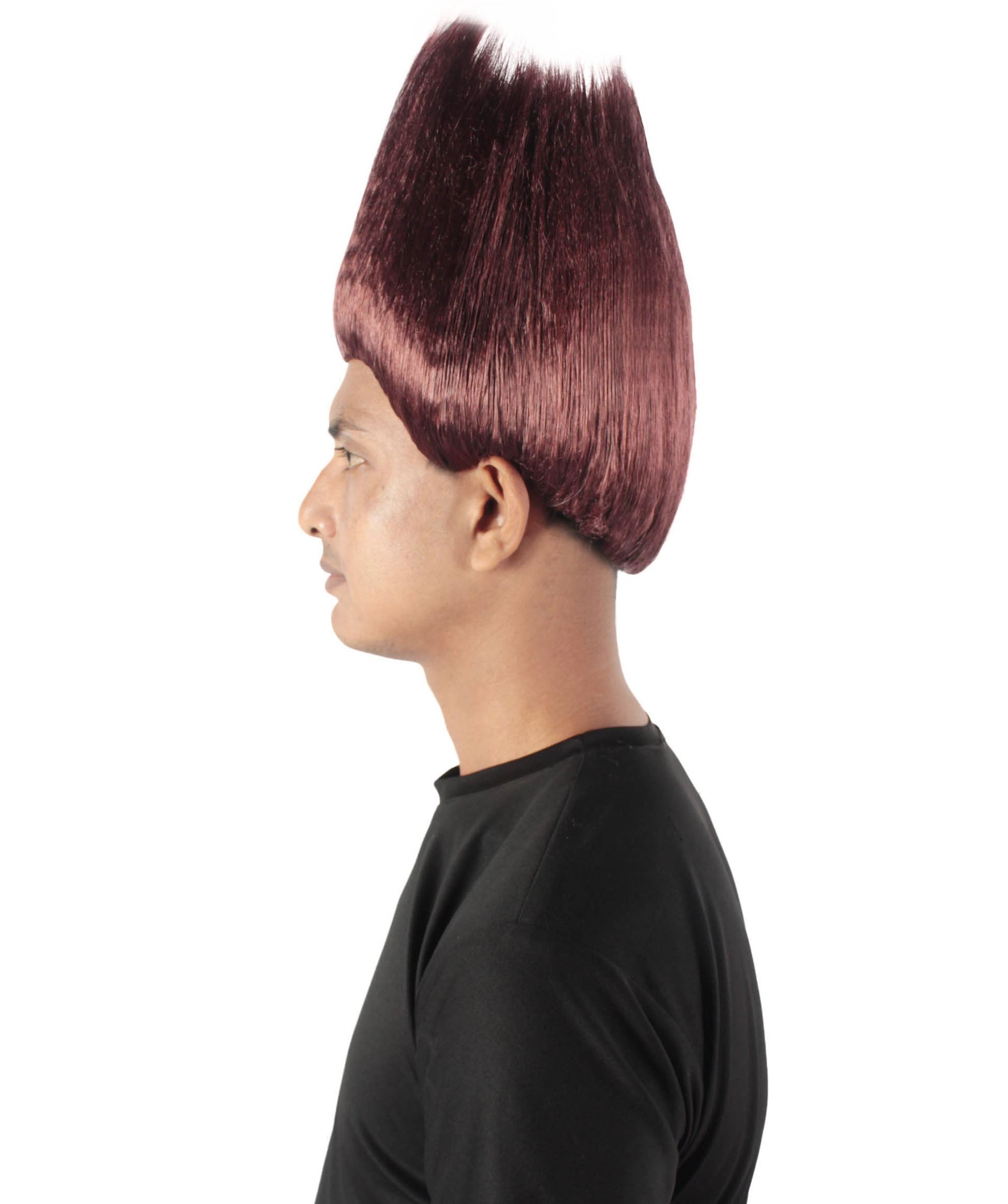 Adult Unisex Halloween Troll wig || Burgundy