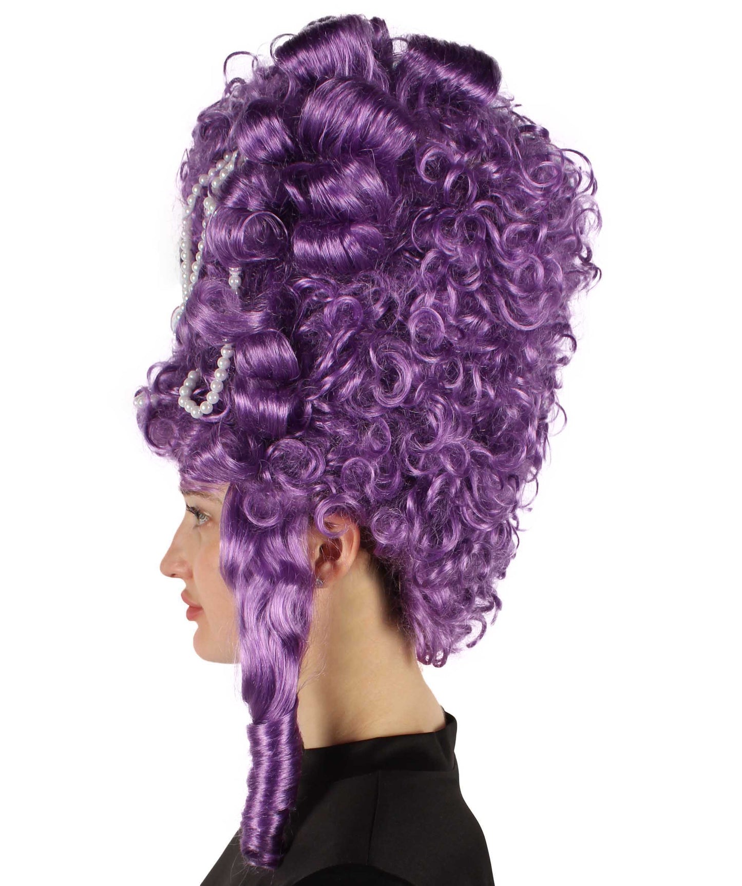 Dark Purple Baroque Marie Antoinette Wig