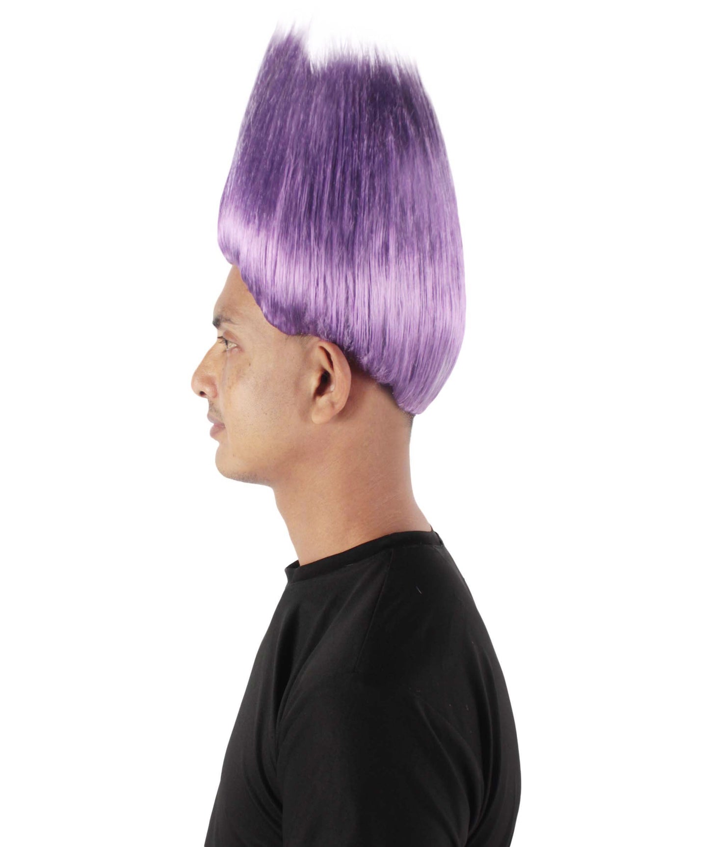 Adult Unisex Halloween Troll wig || Dark Purple