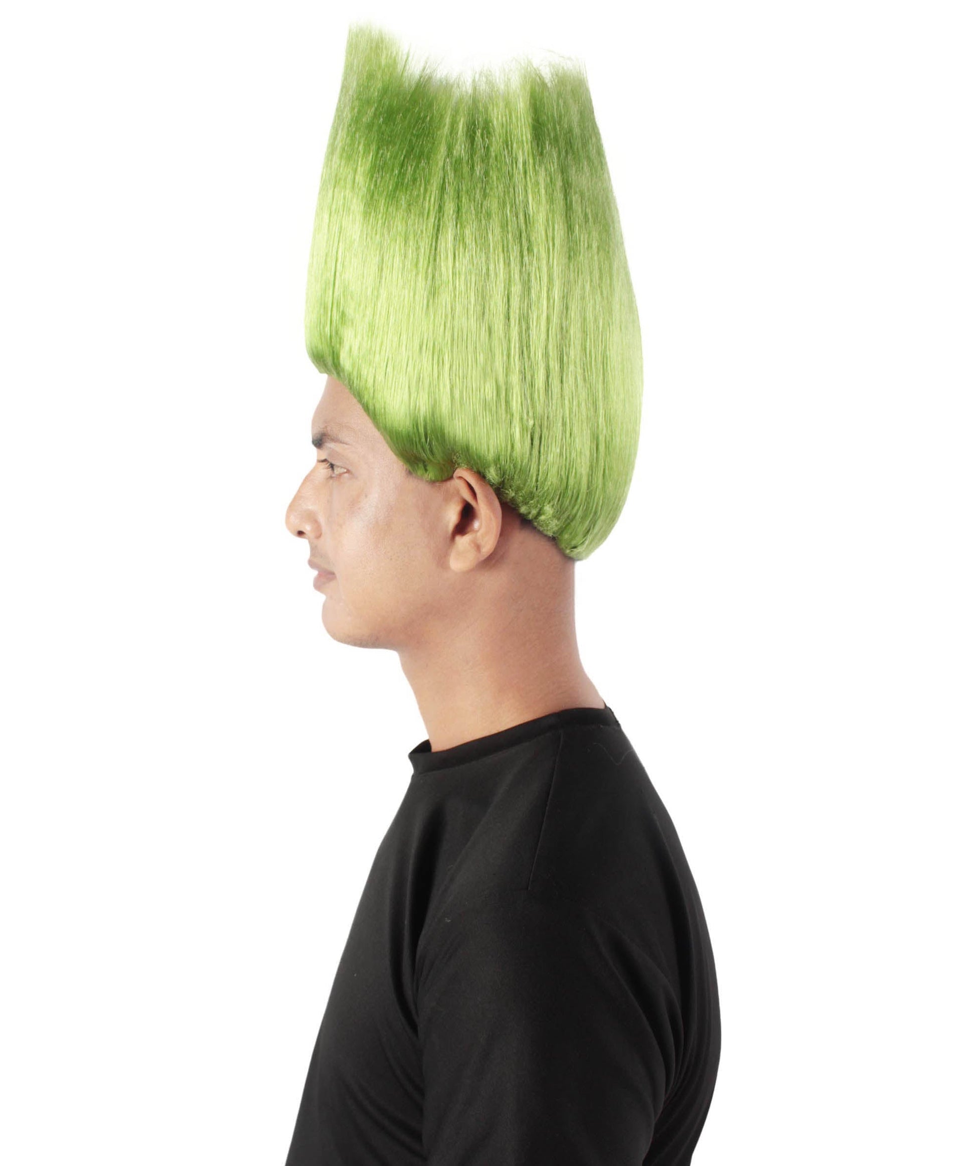 Adult Unisex Halloween Troll wig || Lime Green