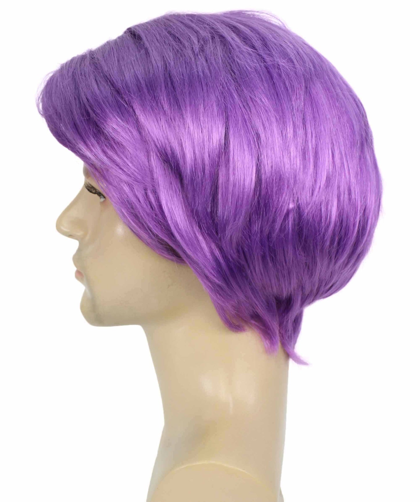 Dark Purple Mens Multiple Colors Celebrity Singer Wig