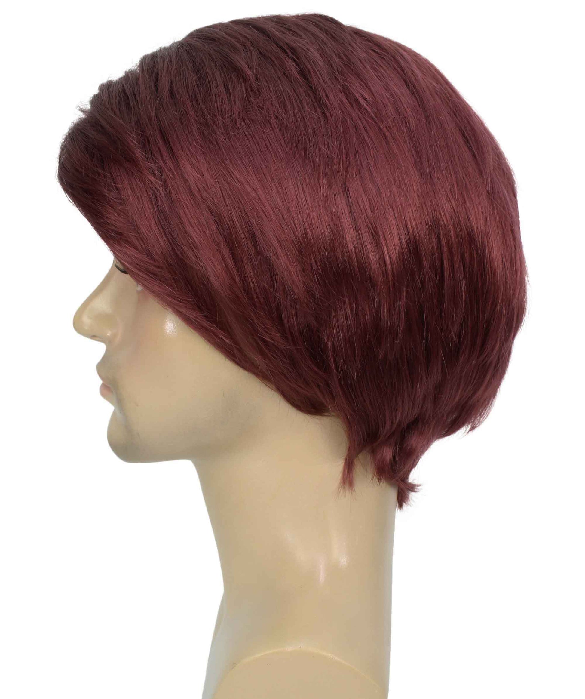 Burgundy  Mens Multiple Colors Celebrity Singer Wig