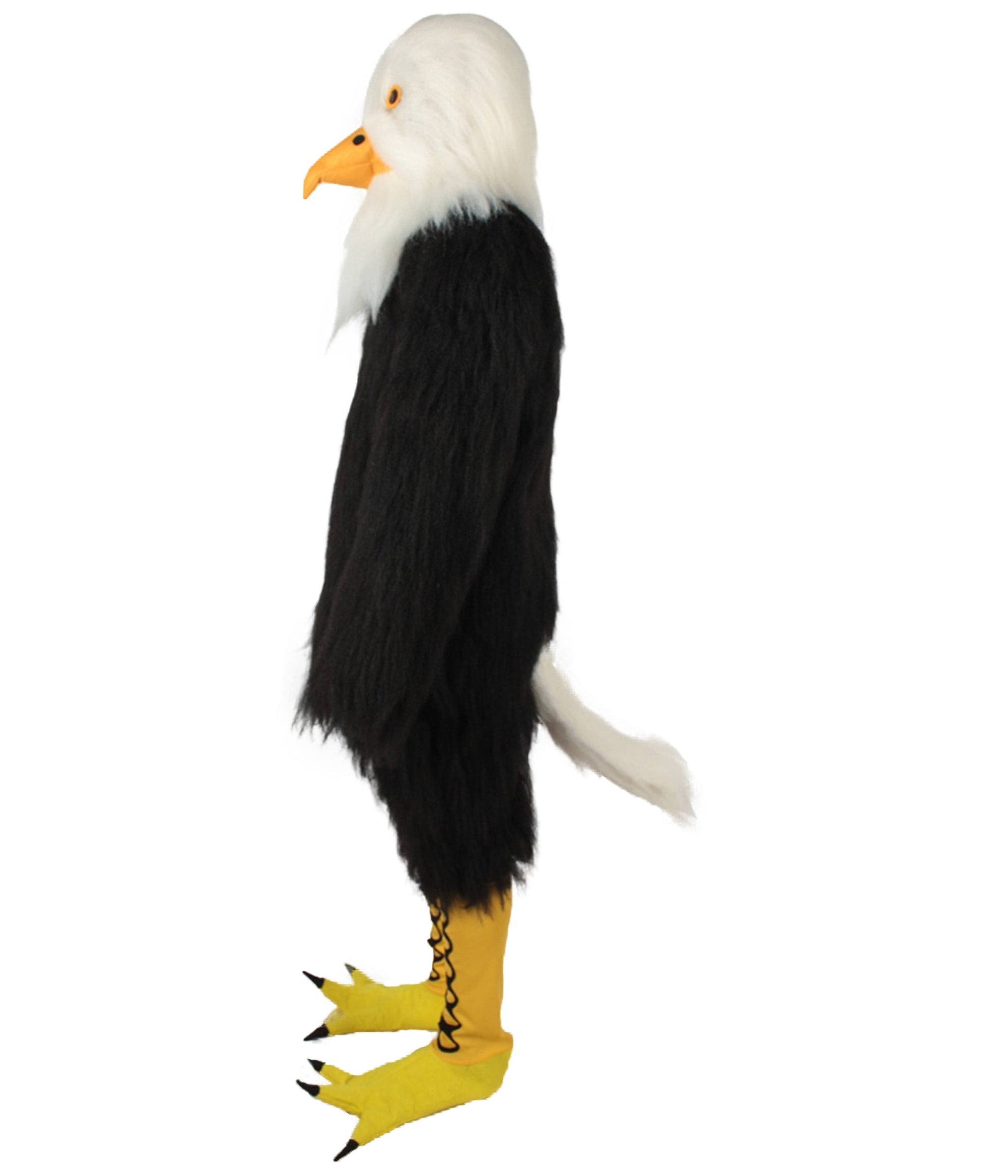 White and Black Eagle Costume with Mask