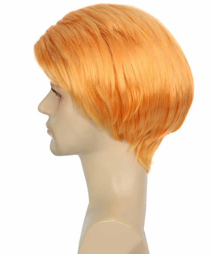 Orange Mens Multiple Colors Celebrity Singer Wig